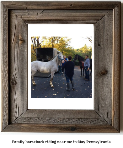 family horseback riding near me in Clay, Pennsylvania